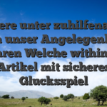 Weitere unter zuhilfenahme von unser Angelegenheit erfahren Welche within dem Artikel mit sicheres Glucksspiel
