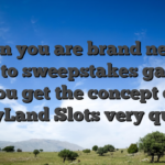 When you are brand new in order to sweepstakes gaming, you get the concept of LuckyLand Slots very quickly