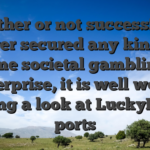 Whether or not successful is never secured any kind of time societal gambling enterprise, it is well worth taking a look at LuckyLand ports