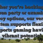 Whether you’re backing your chosen party or examining in-enjoy options, our very own system supports flexible eSports gaming having vibrant potential