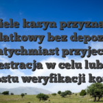 Wiele kasyn przyznaje dodatkowy bez depozytu natychmiast przyjecia rejestracja w celu lub po prostu weryfikacji konta