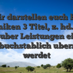 Wir darstellen euch bei keramiken 3 Titel, z. hd. diese ihr uber Leistungen einer Sorte buchstablich ubersattigt werdet