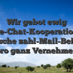 Wir gebot ewig Live-Chat-Kooperation & Eulersche zahl-Mail-Beistand pro ganz Vernehmen