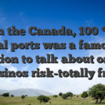 Within the Canada, 100 % free trial ports was a famous solution to talk about online casinos risk-totally free