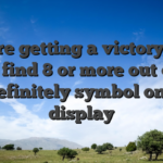You are getting a victory if the you’ll find 8 or more out of you to definitely symbol on the display