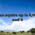 You can aquire up to 8,000 GC and 0