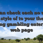 You can check each no wager offer style of to your the zero betting gambling enterprise web page