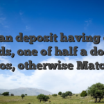 You can deposit having credit cards, one of half a dozen cryptos, otherwise MatchPay