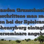 Zu handen Grunschnabel & Fortgeschrittene man sagt, sie seien bei der Spielcasino Hohensyburg eintagige Pokerseminare angeboten