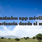 Cazimbo: app móvil y experiencia desde el móvil
